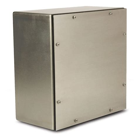 nema 4x stainless steel screw-cover gasketed enclosure graybar|Type 4X Enclosure, Stainless Steel 304, Screw Cover, 8 H x 8.